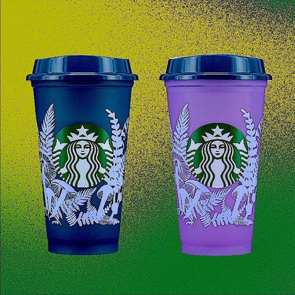 Starbucks Dining Starbucks Reusable Color Changing Mushroom Cup
